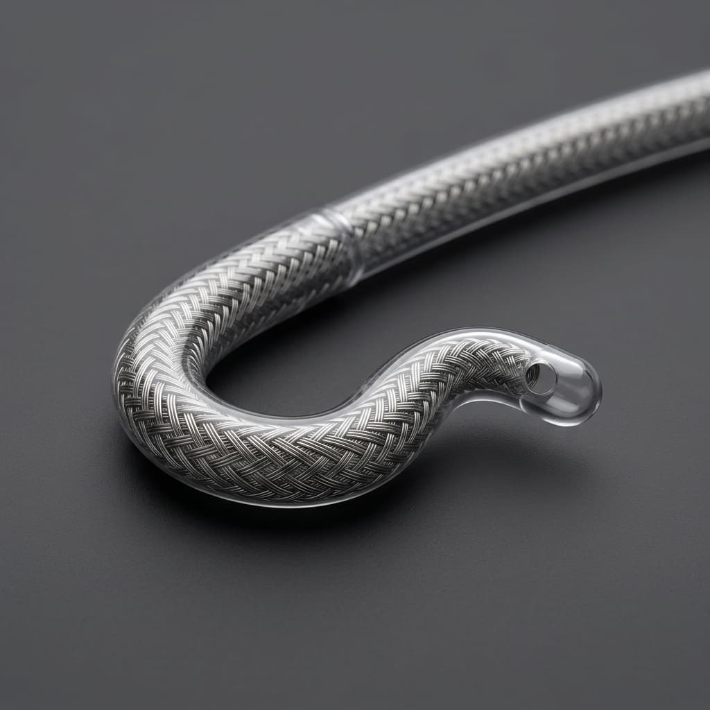 Studio-quality coil reinforced catheter shaft sample